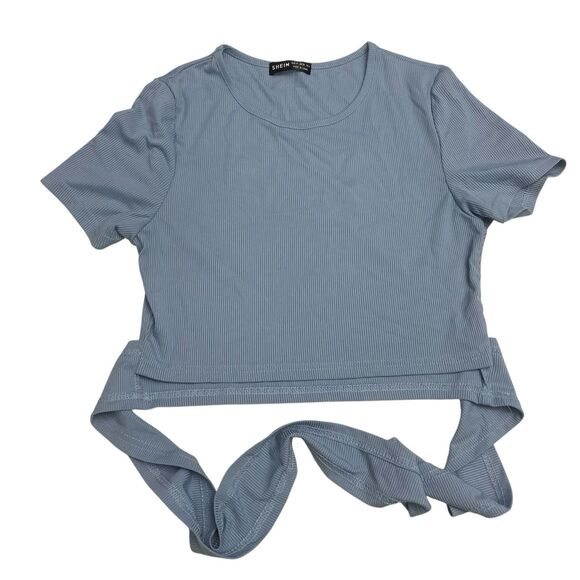 Women's Shein Crop Tops Size M Medium Assorted Styles Blouse Shirts Bundle of 11 - Picture 7 of 12